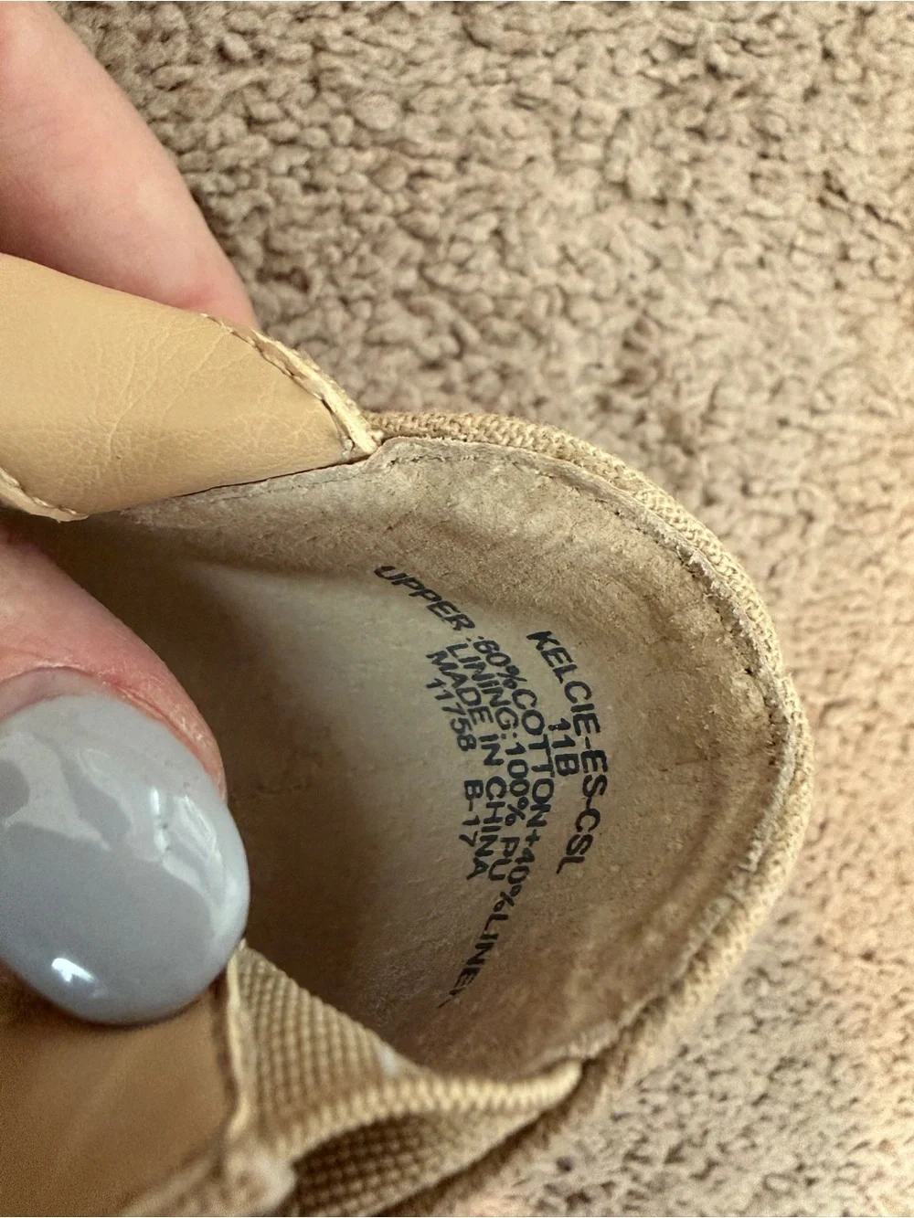 Lauren Ralph Lauren Kelce Wedge Sandals Zip Front Cotton Upper Size 11 Summer
